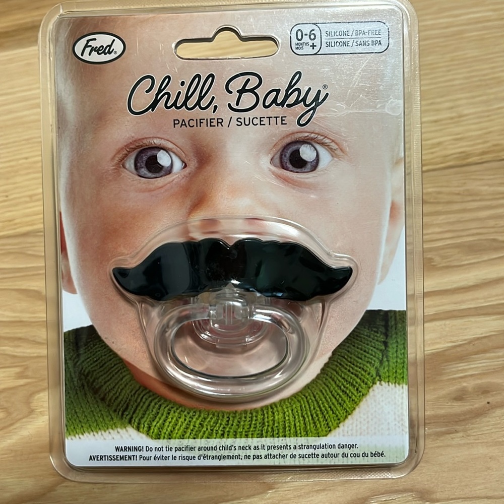 Mustache Pacifier